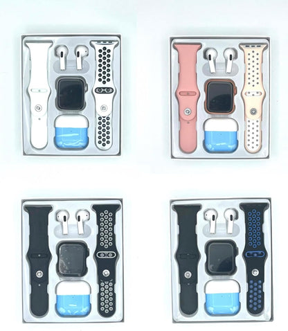 Reloj T55 Pro Max + Airpods 1 + Audífonos Bluetooth: